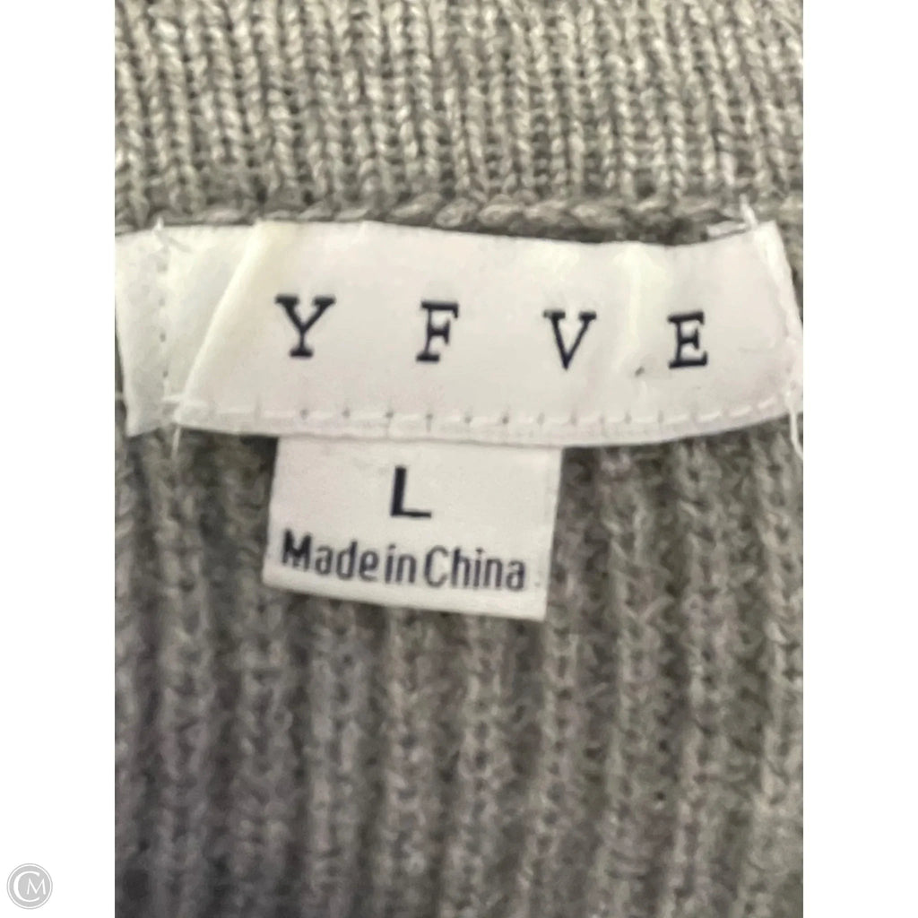 Sweater By Hyfve In Grey, Size: L