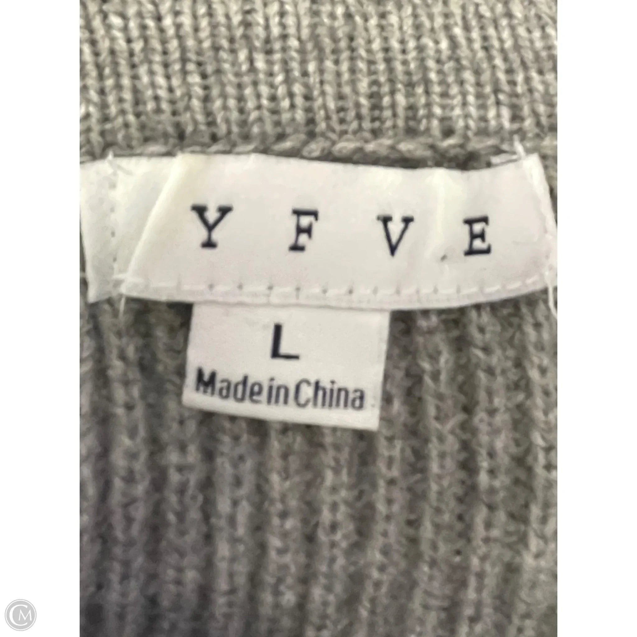 Sweater By Hyfve In Grey, Size: L