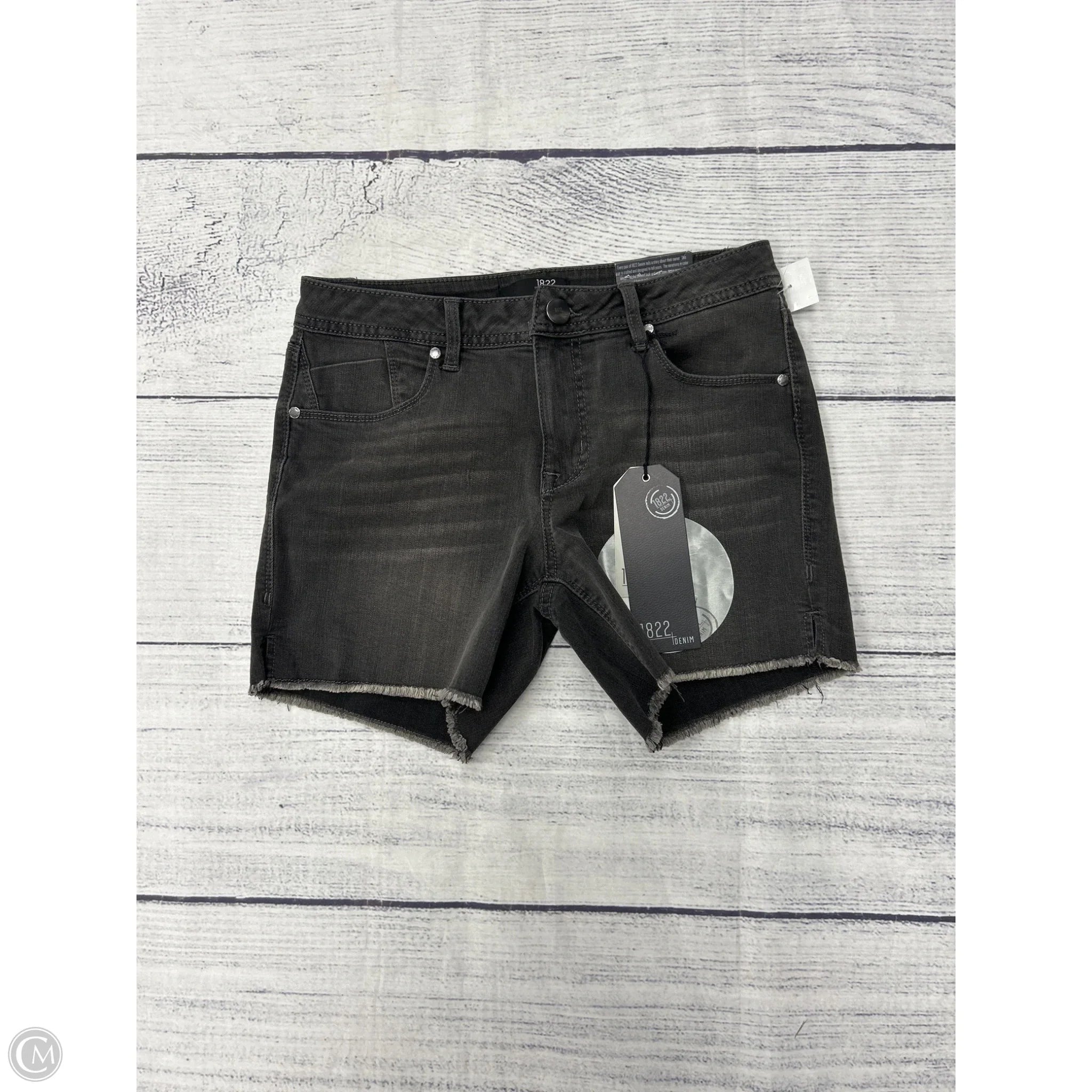 Shorts By 1822 Denim In Black Denim, Size: 8