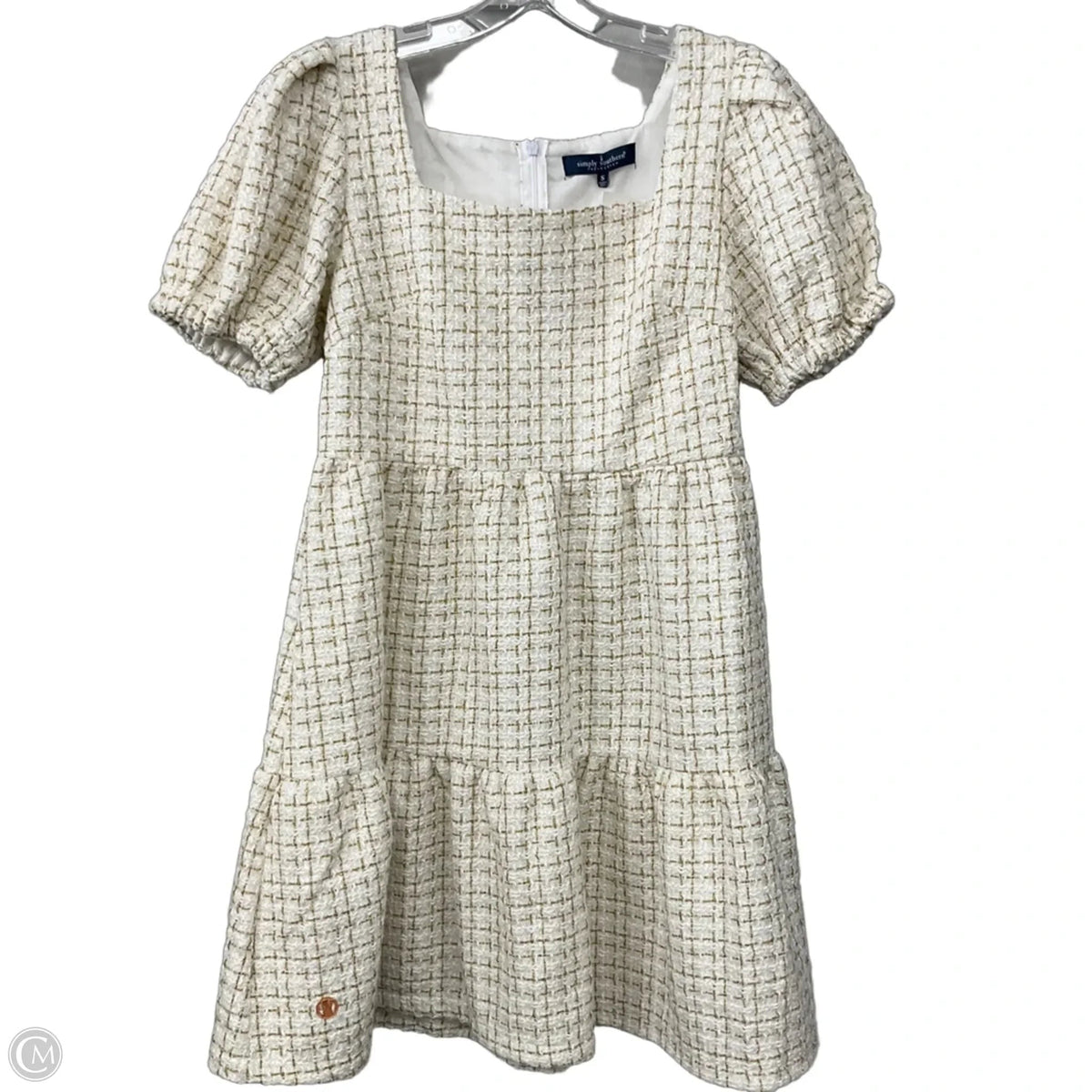 Dress Party Short By Simply Southern In White, Size: S