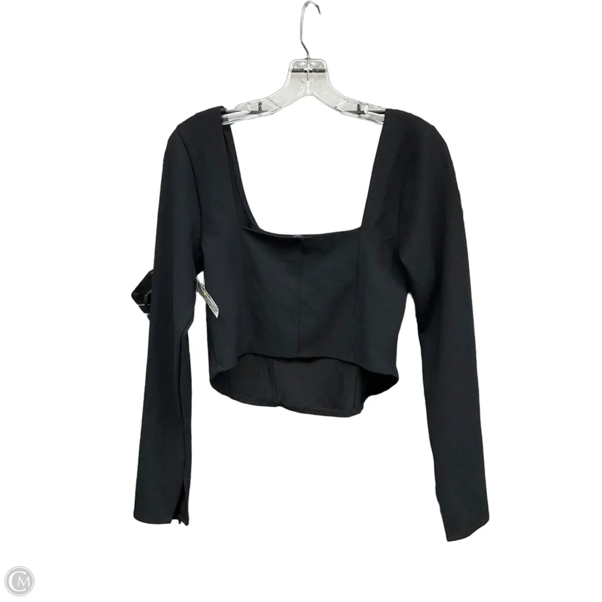 Top Long Sleeve By Abercrombie And Fitch In Black, Size: L