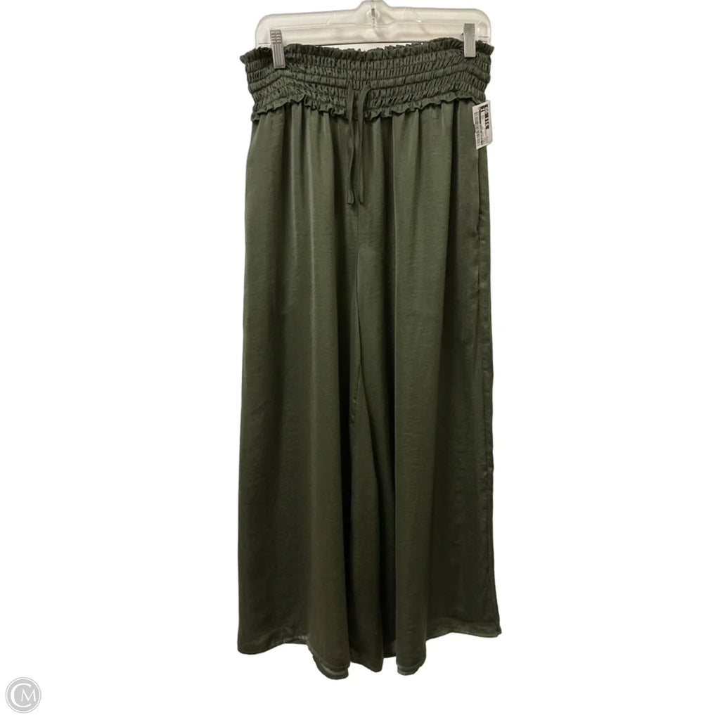 Pants Wide Leg By Clothes Mentor In Green, Size: M