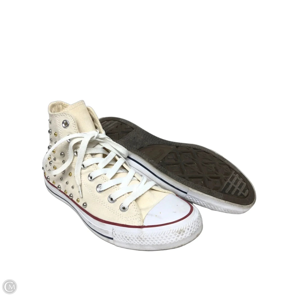 Shoes Sneakers By Converse In Cream, Size: 9