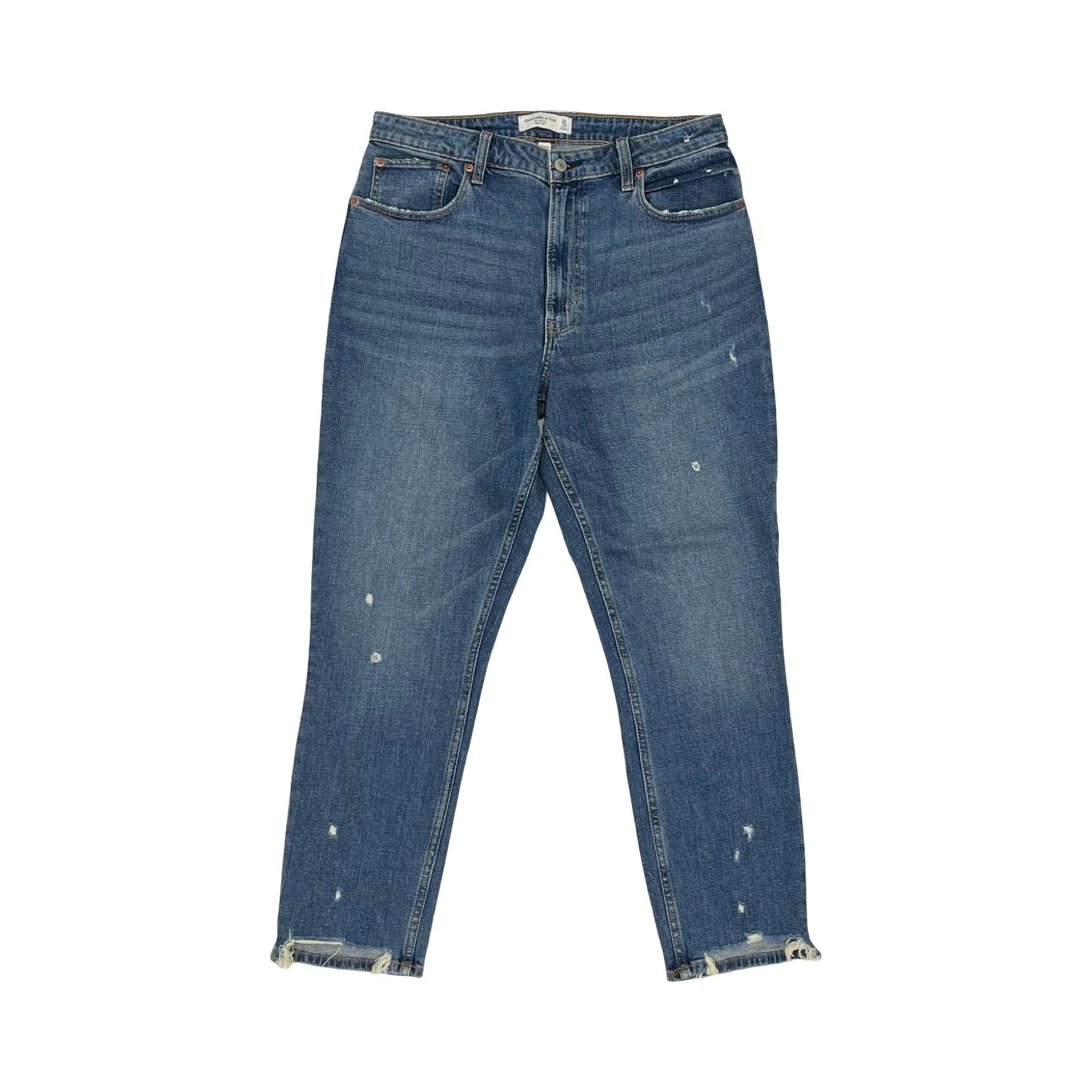 Jeans Skinny By Abercrombie And Fitch In Blue Denim, Size:10