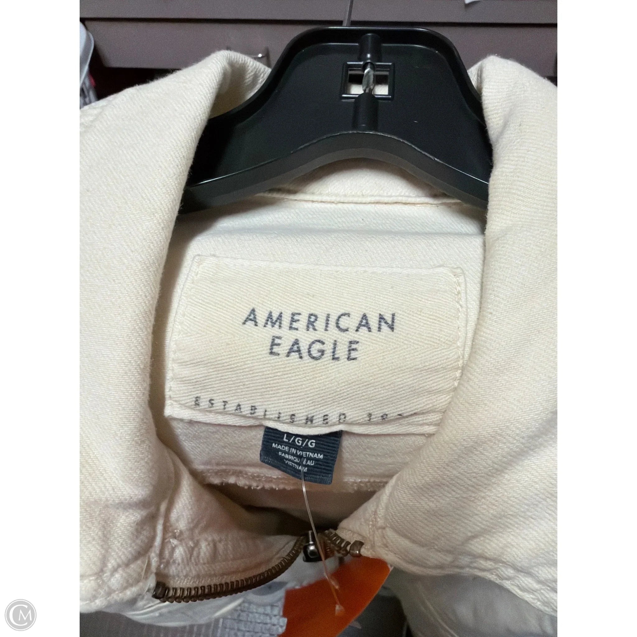 Top Sleeveless By American Eagle In Beige, Size: L