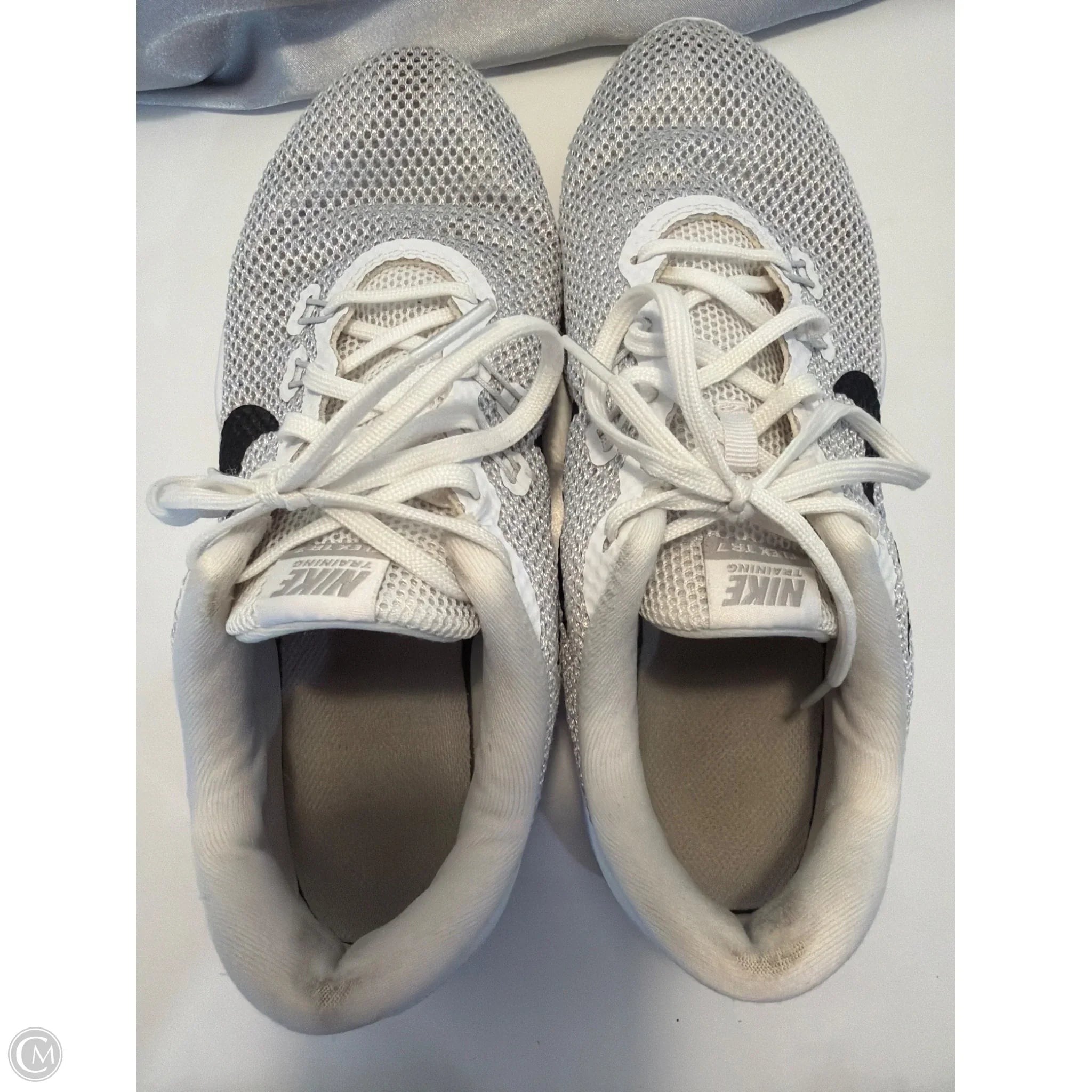 Shoes Athletic By Nike In White, Size: 9