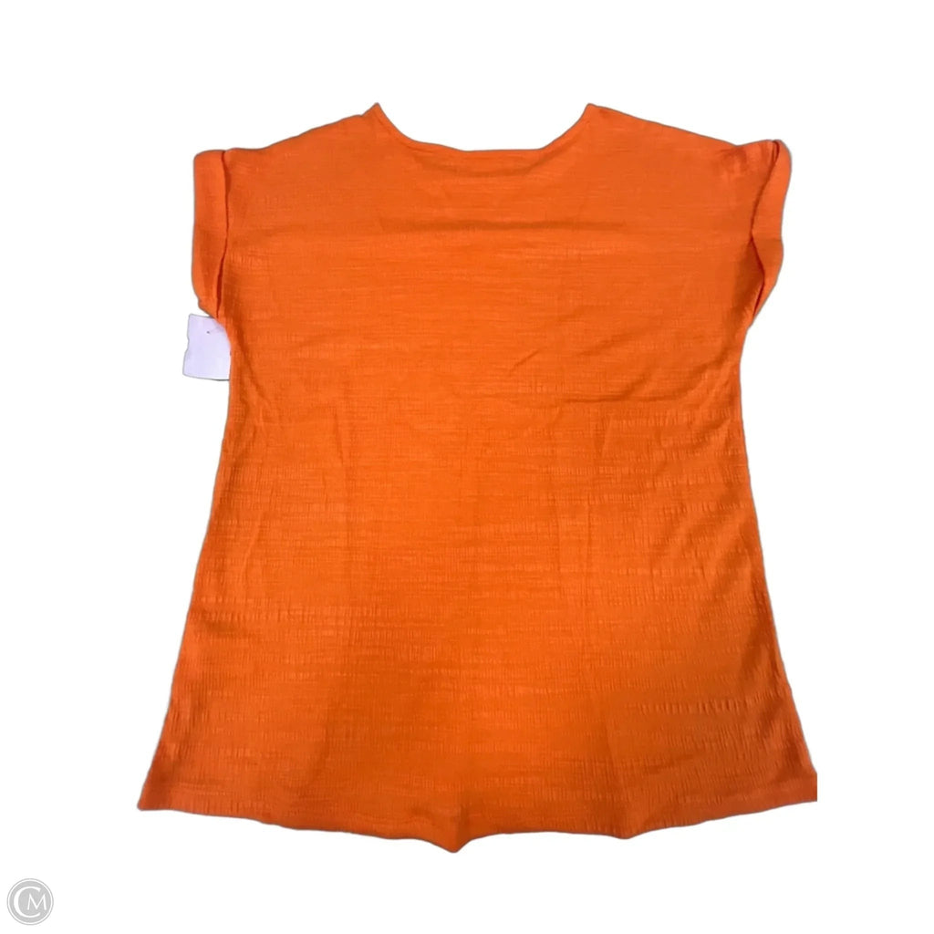 Top Short Sleeve By 89th And Madison In Orange, Size: Xs
