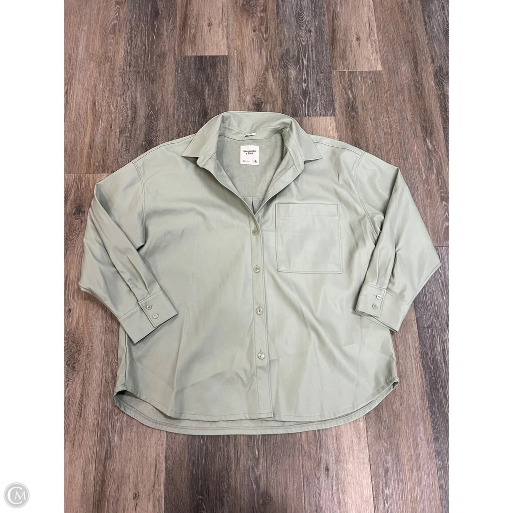 -Jacket Other By Abercrombie And Fitch In Green, Size: Xl