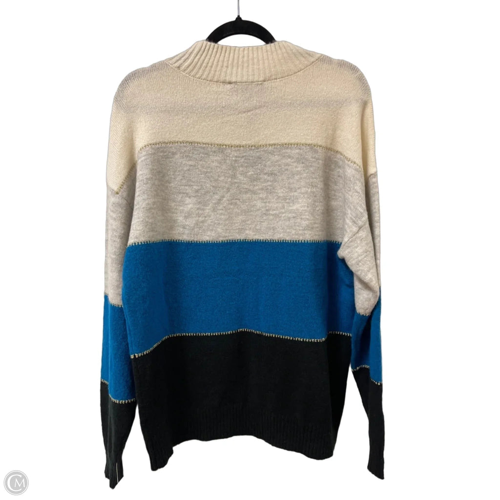 Sweater By H For Halston In Blue, Size: M