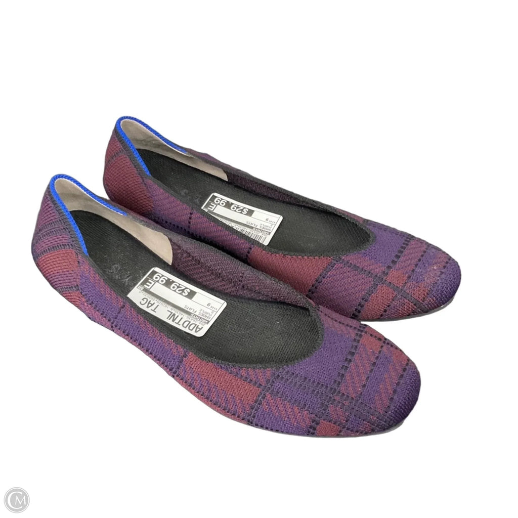Shoes Flats By Rothys In Purple, Size: 9