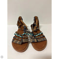 Sandals Flats By Clothes Mentor In Navy, Size: 9.5
