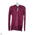 Athletic Jacket By Lululemon In Maroon, Size: 6