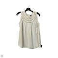 Top Sleeveless By Ann Taylor In Cream, Size: S