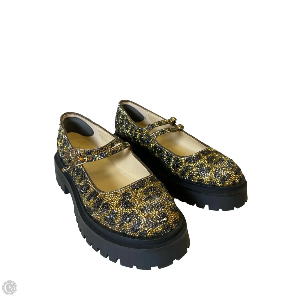 Shoes Heels Platform By Betsey Johnson In Animal Print, Size: 8.5