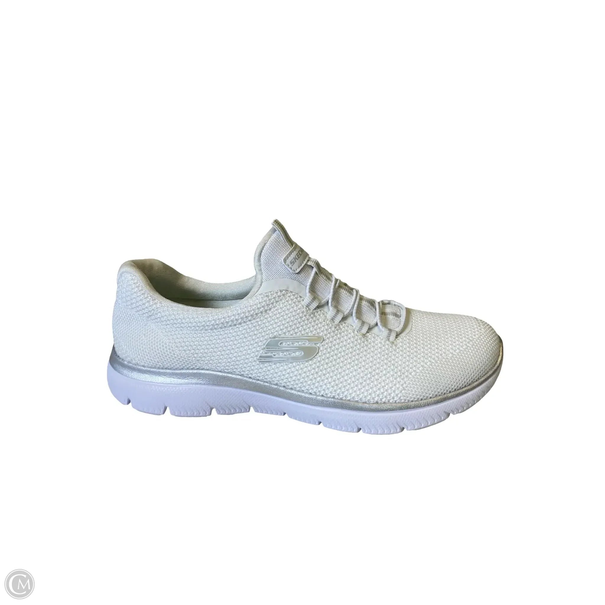 Shoes Sneakers By Skechers In White, Size: 6.5