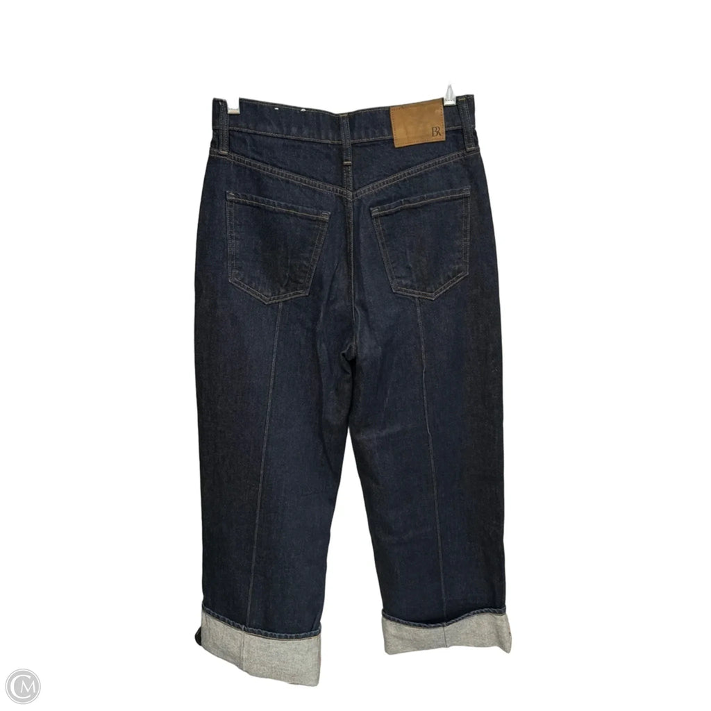 Jeans Wide Leg By Banana Republic In Blue Denim, Size: 26