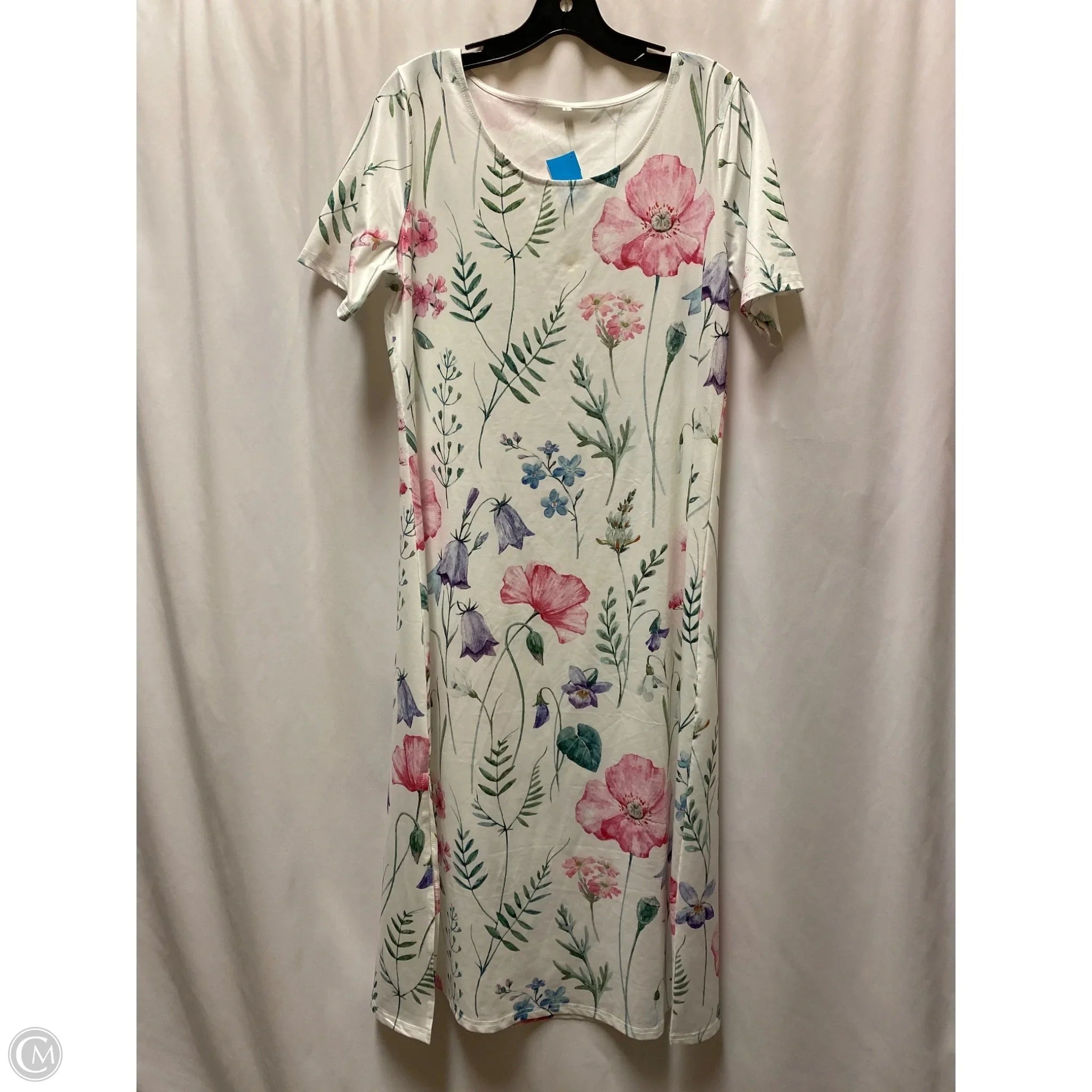 Dress Casual Maxi By Clothes Mentor In White, Size: L