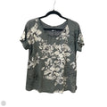 Top Short Sleeve By Maurices In Grey, Size: S