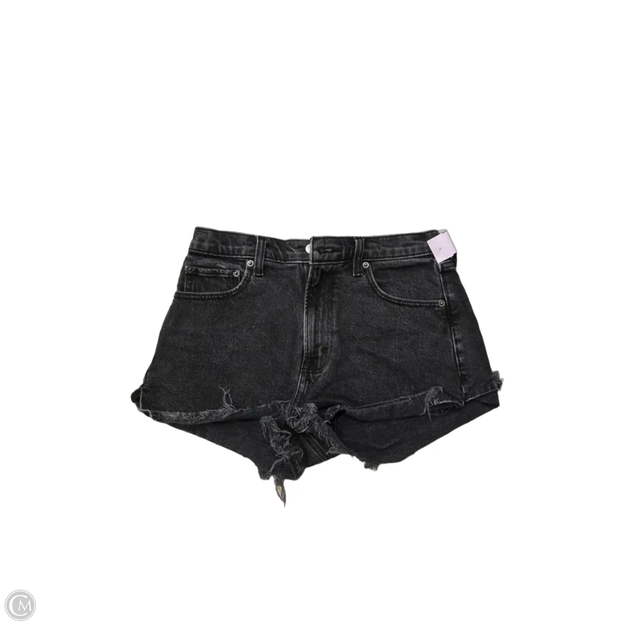Shorts By Abercrombie And Fitch In Black Denim, Size: 4