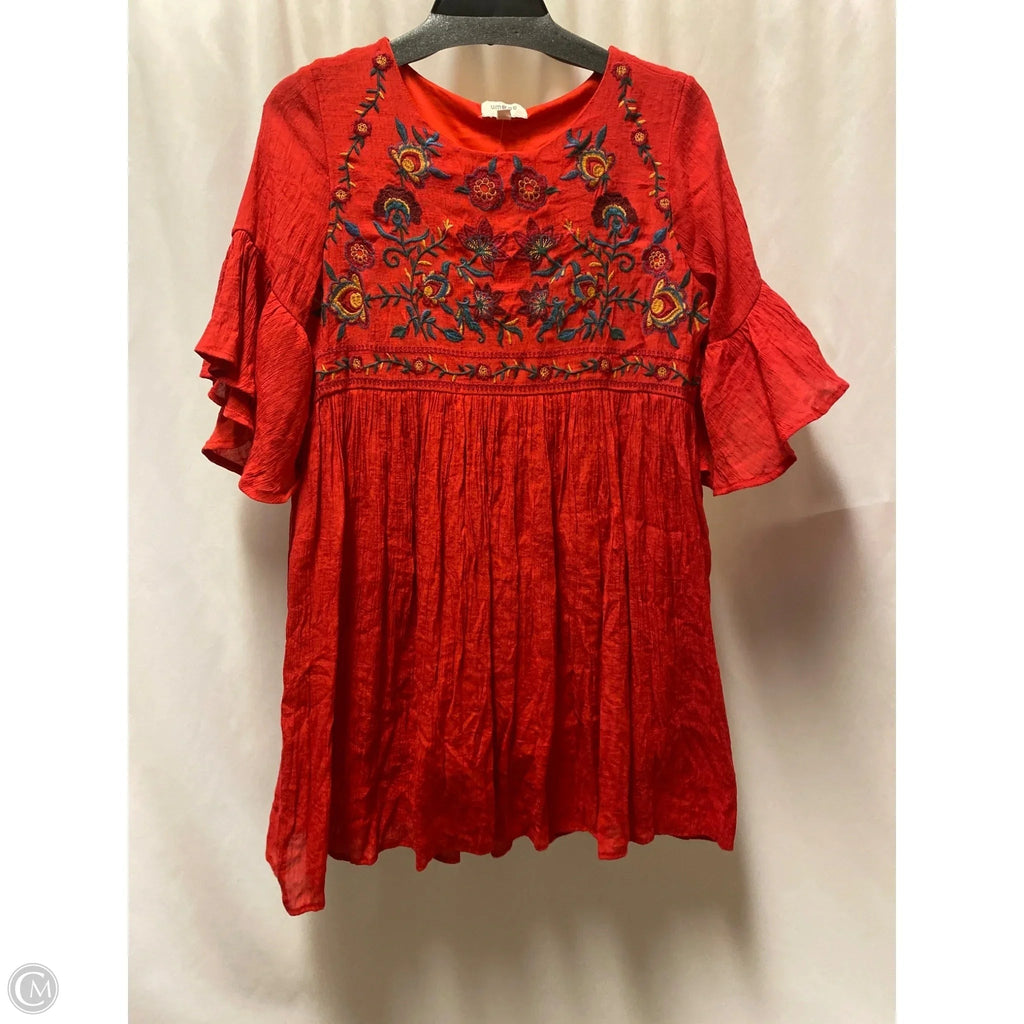 Dress Casual Midi By Umgee In Red, Size: S
