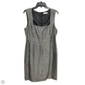 Dress Casual Midi By Calvin Klein In Grey, Size: L