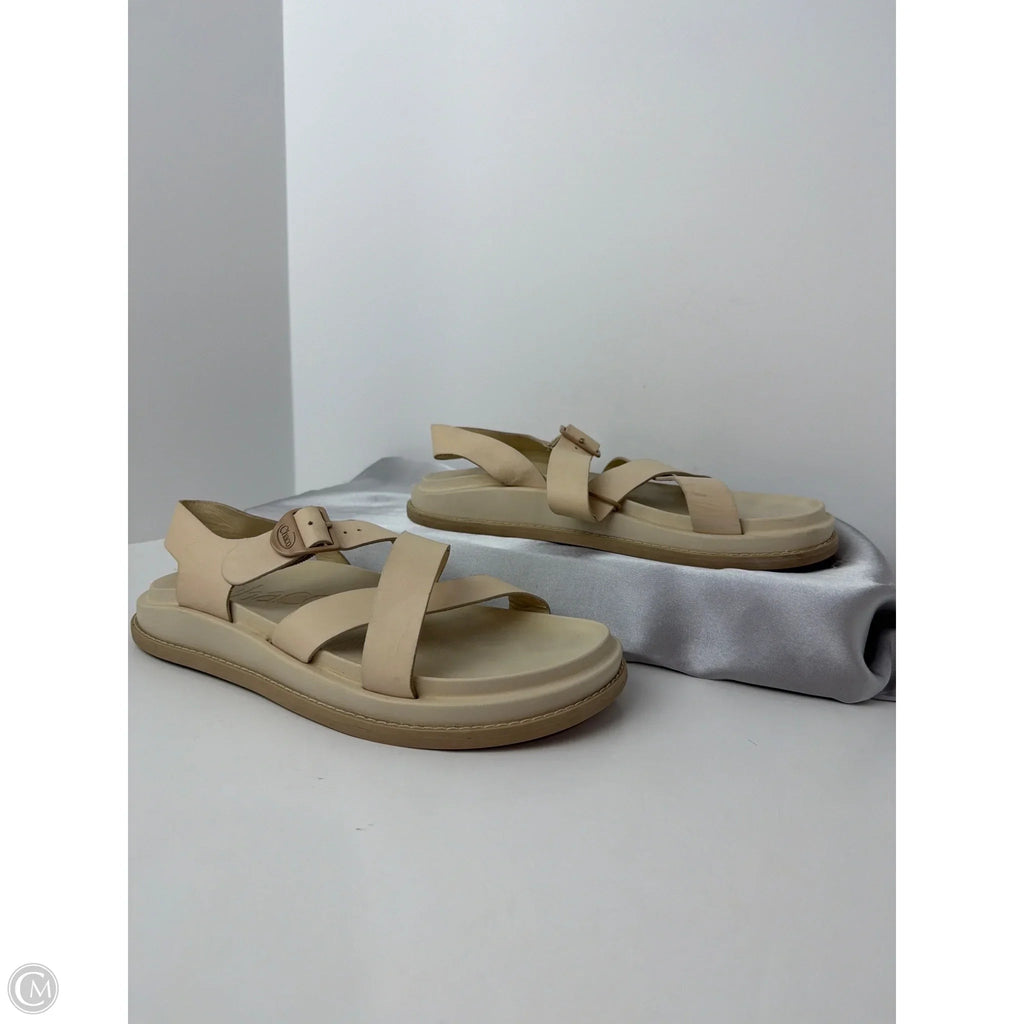 Sandals Flats By Chacos In Cream, Size: 8