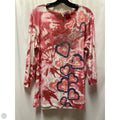 Top Long Sleeve By Reba In Pink, Size: Xl
