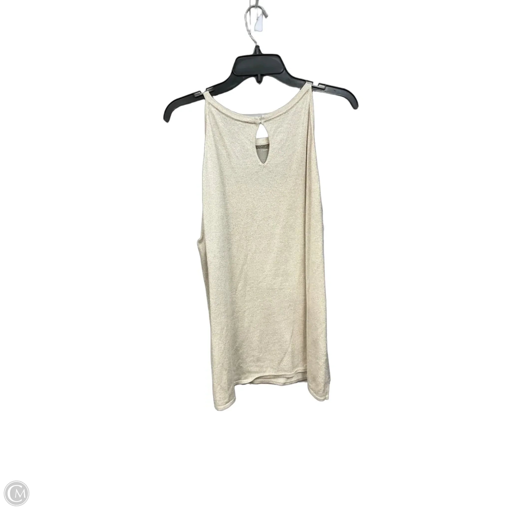 Top Sleeveless By White House Black Market In Gold, Size: Xl