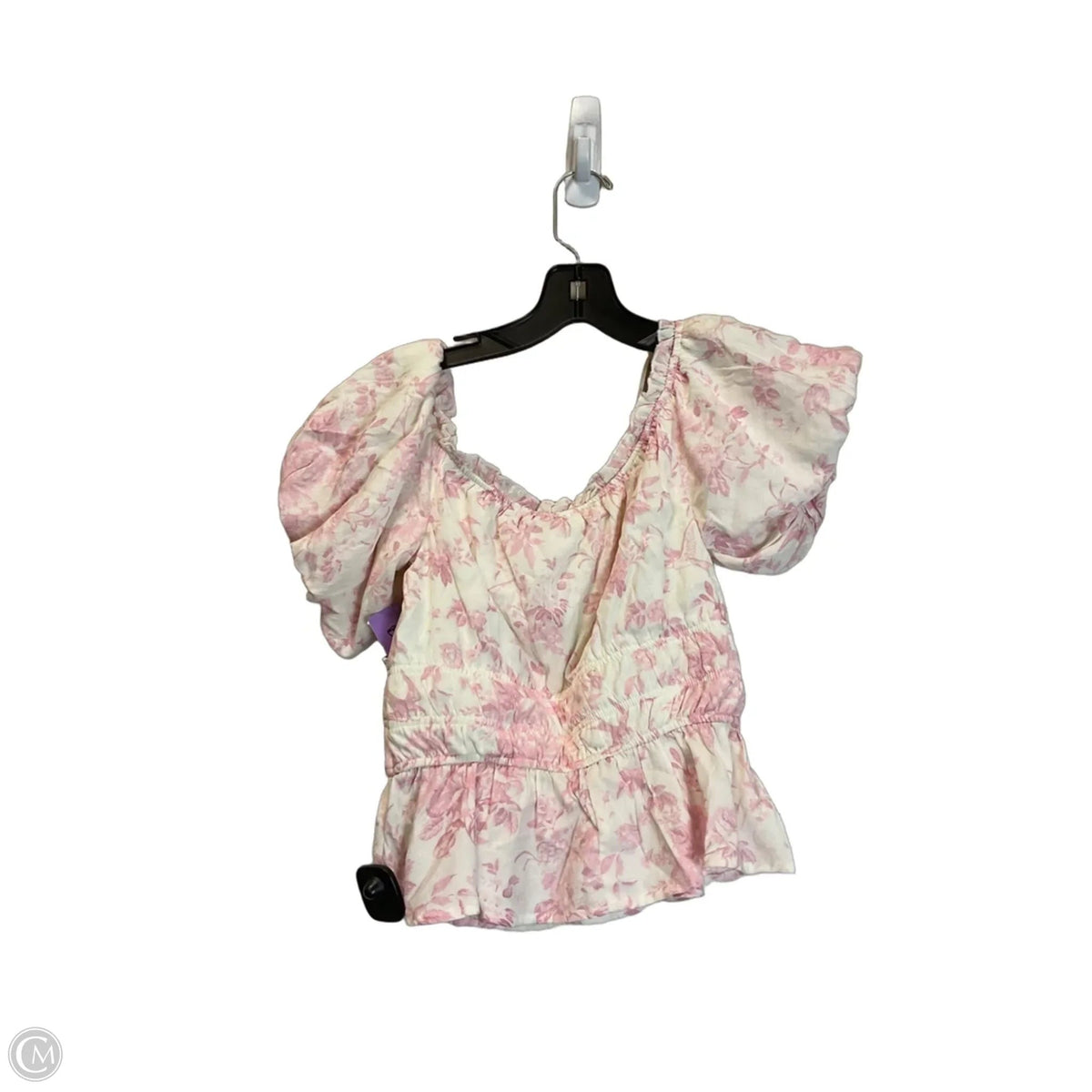 Top Short Sleeve By Francesca’s In Pink, Size: S