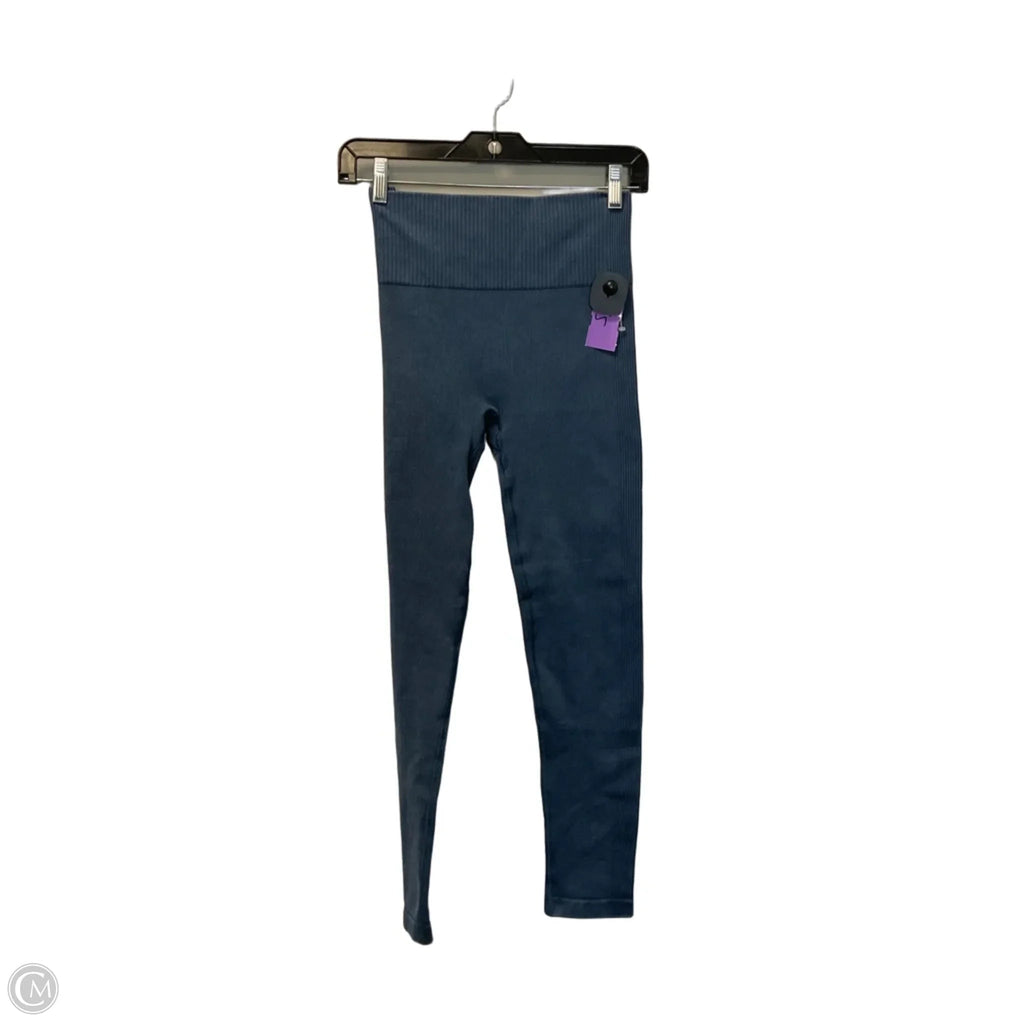 Athletic Leggings By Spanx In Blue, Size: M
