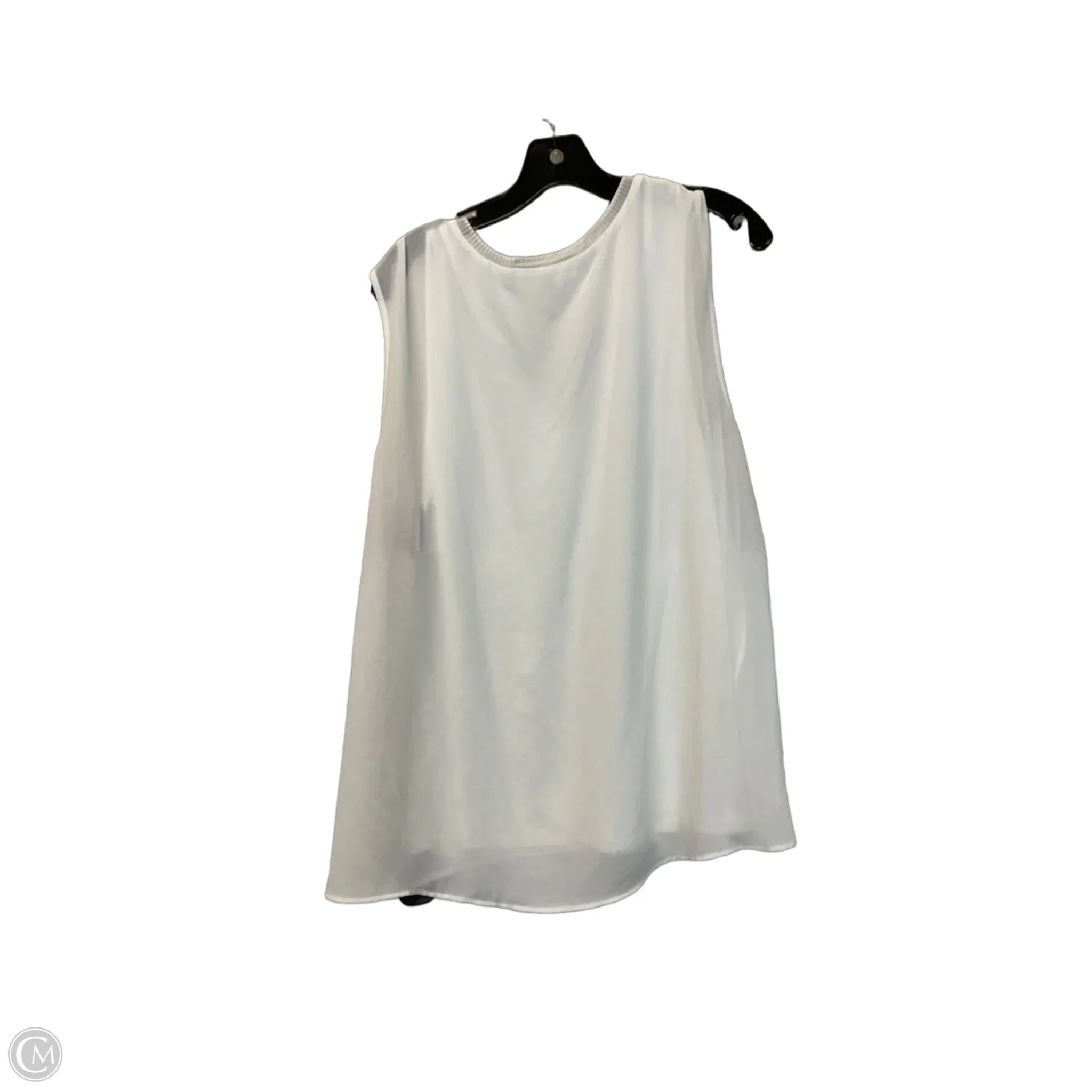 Top Sleeveless By Michael By Michael Kors In White, Size: L