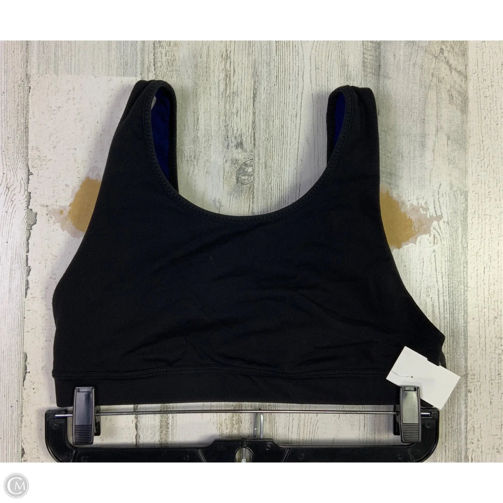 Athletic Bra By Lululemon In Black & Blue, Size: 8