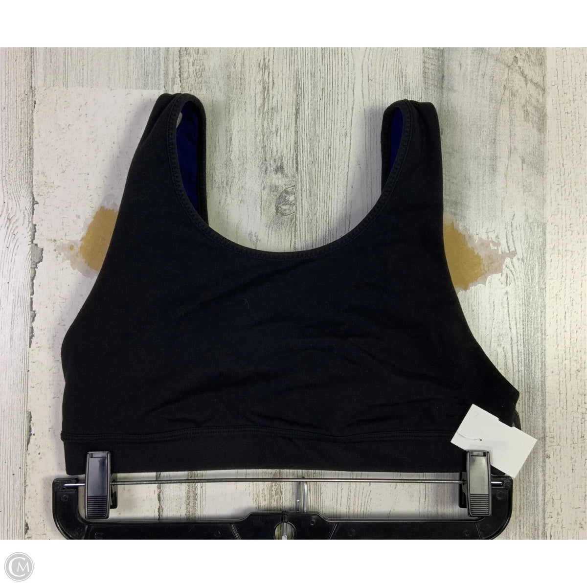 Athletic Bra By Lululemon In Black & Blue, Size: 8