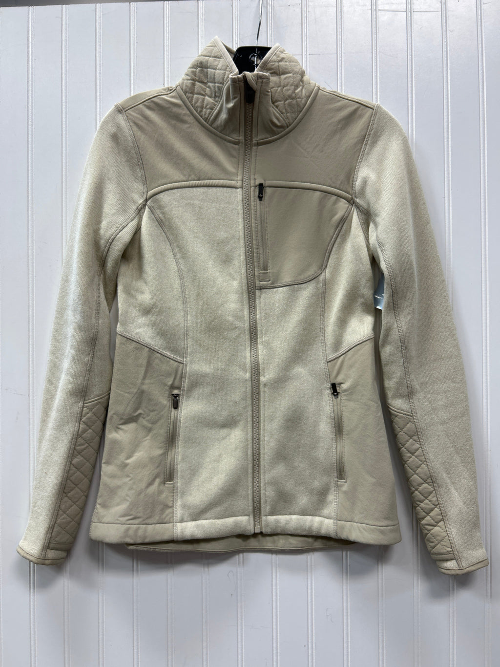 Athletic Jacket By Athleta In Cream, Size:Xs NWT