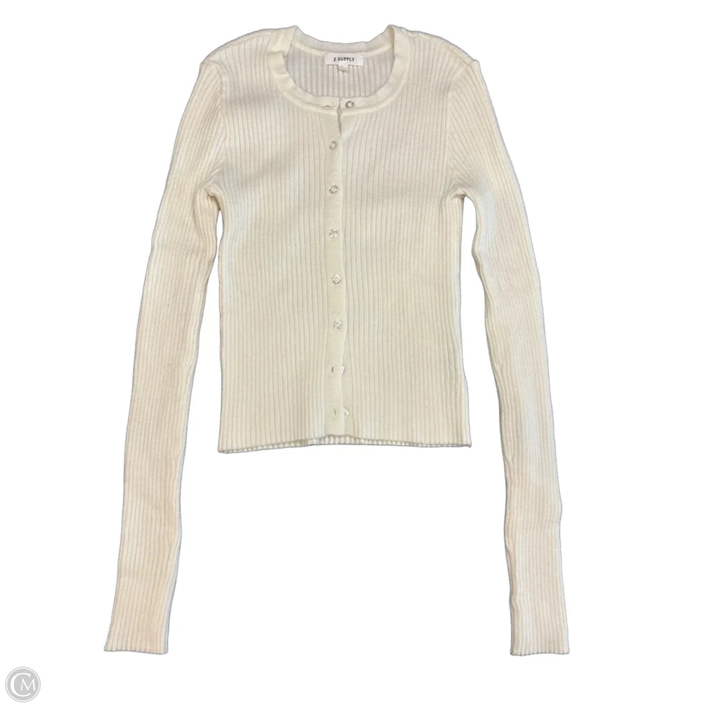 Top Long Sleeve By Z Supply In White, Size: Xs