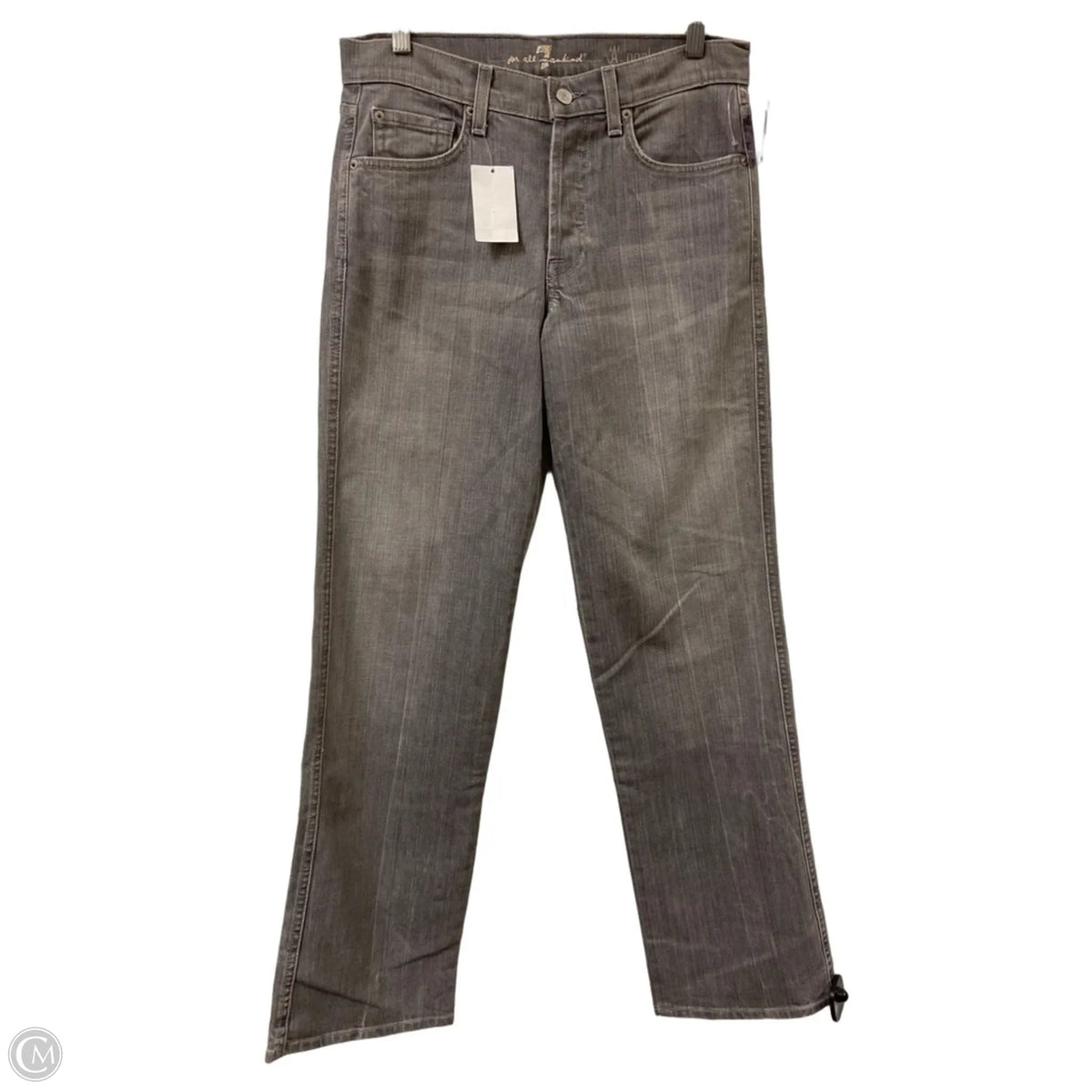 Jeans Boot Cut By 7 For All Mankind In Grey, Size: 10