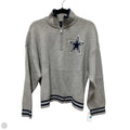 Sweatshirt Collar By Abercrombie And Fitch In Grey, Size: M