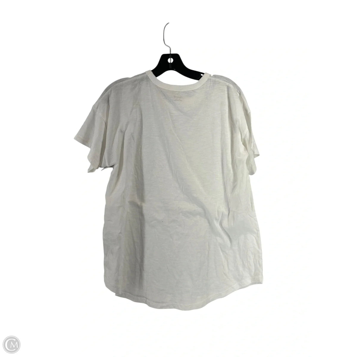 Top Short Sleeve By Madewell In White, Size: Xl