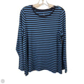 Top Long Sleeve By J. Jill In Striped Pattern, Size: L