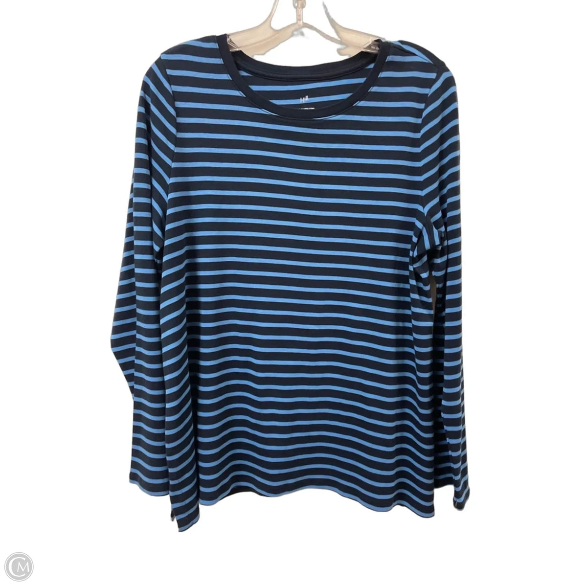 Top Long Sleeve By J. Jill In Striped Pattern, Size: L