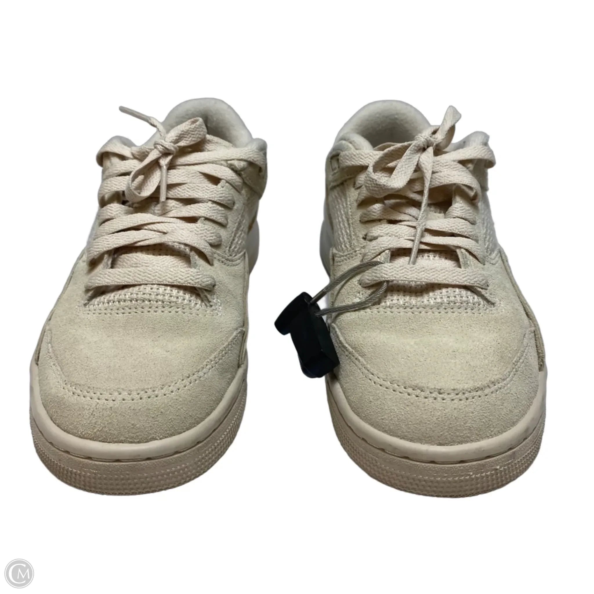 Shoes Luxury Designer By Jordan In Cream, Size: 7.5
