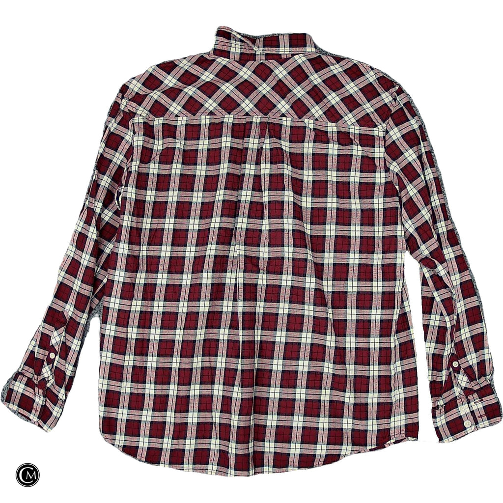 Top Ls By J. Crew In Plaid Pattern, Size: M