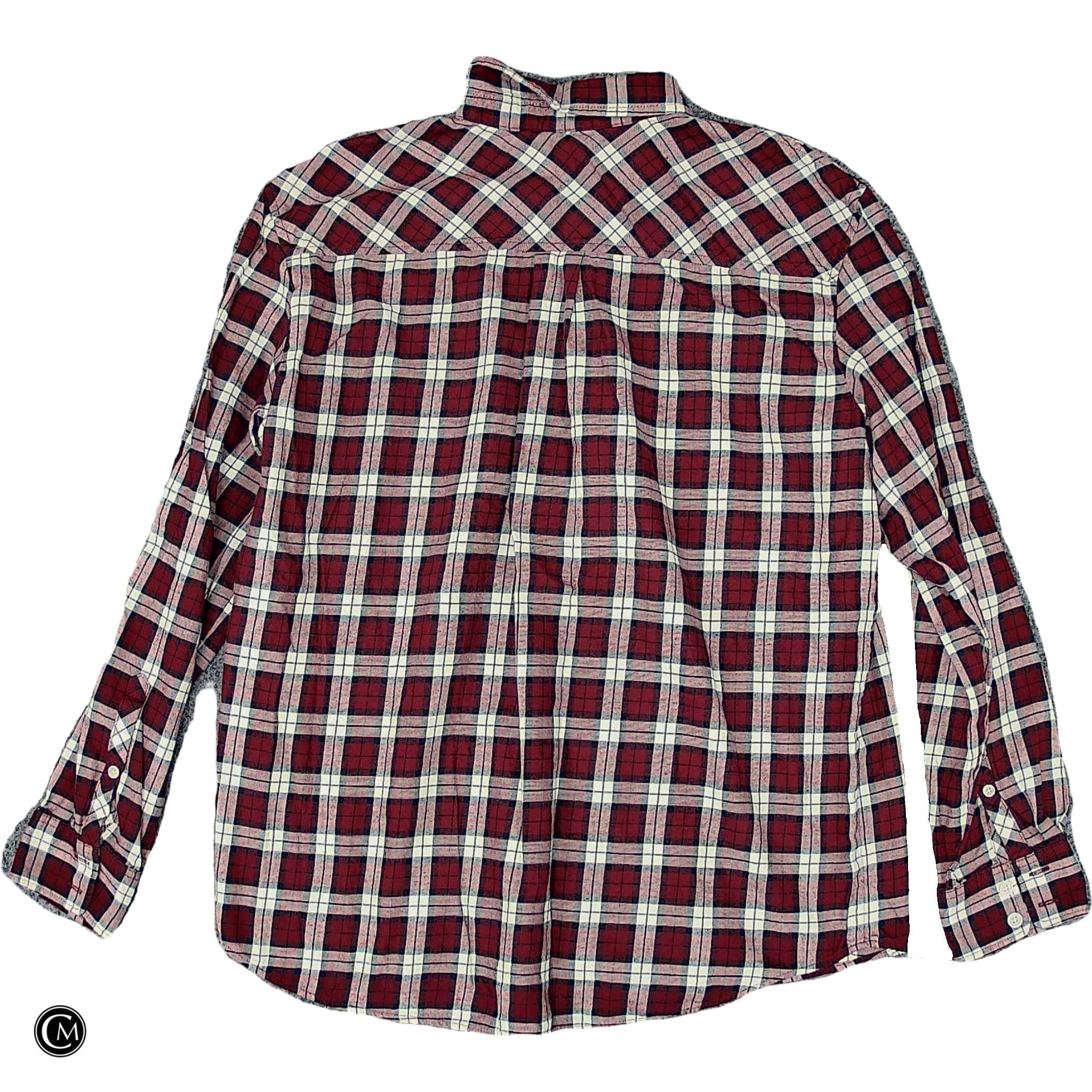 Top Ls By J. Crew In Plaid Pattern, Size: M