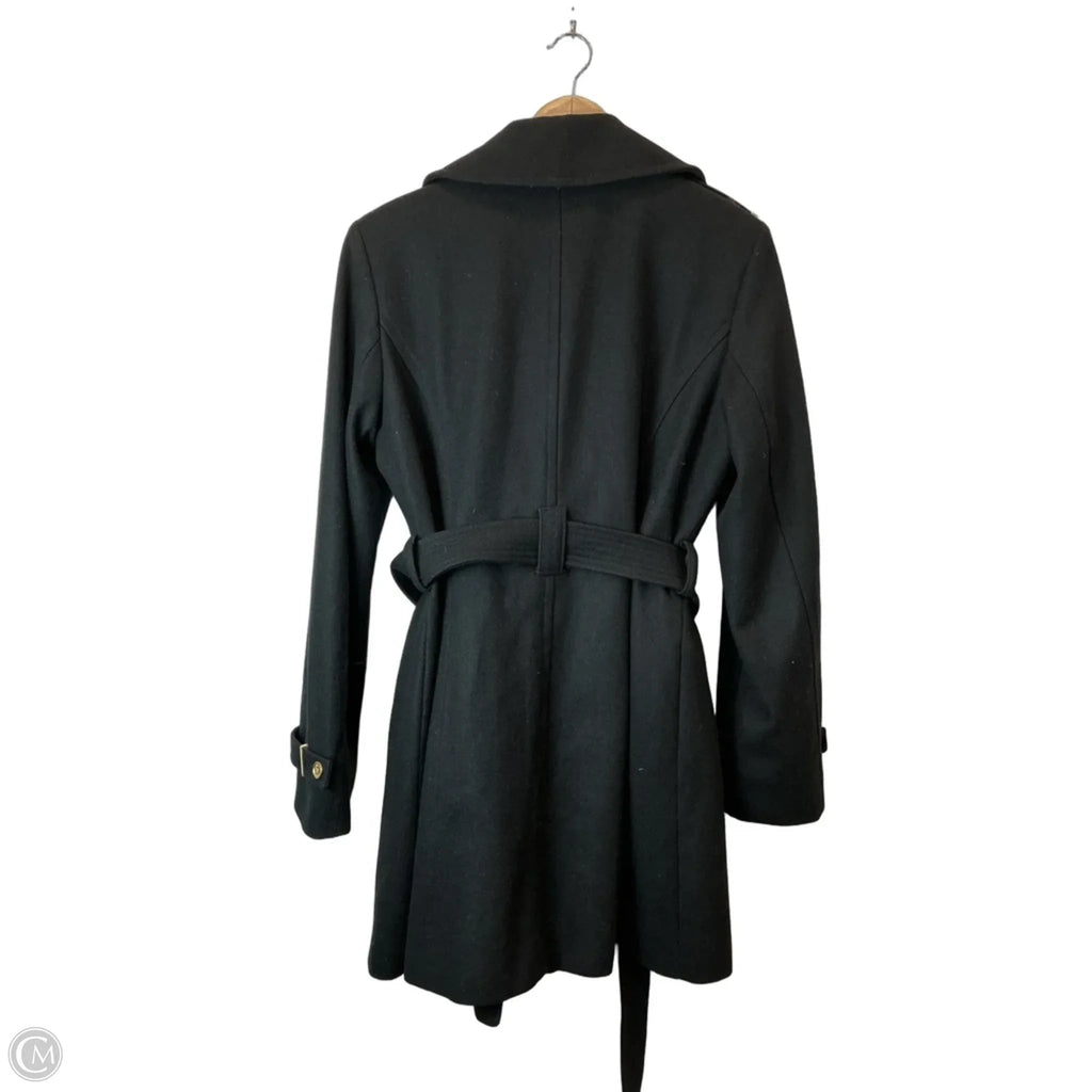 Coat Wool By Michael By Michael Kors In Black, Size: S