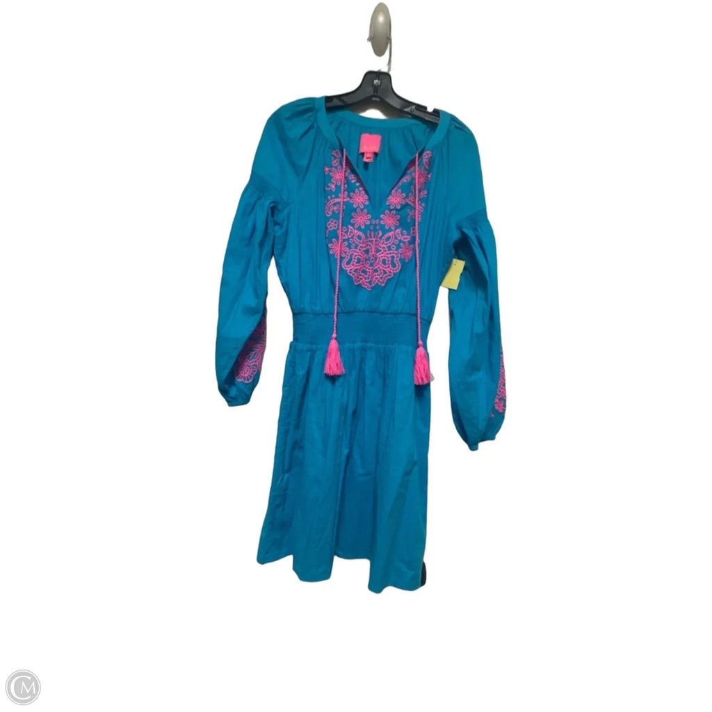 Dress Designer By Lilly Pulitzer In Blue & Pink, Size: M