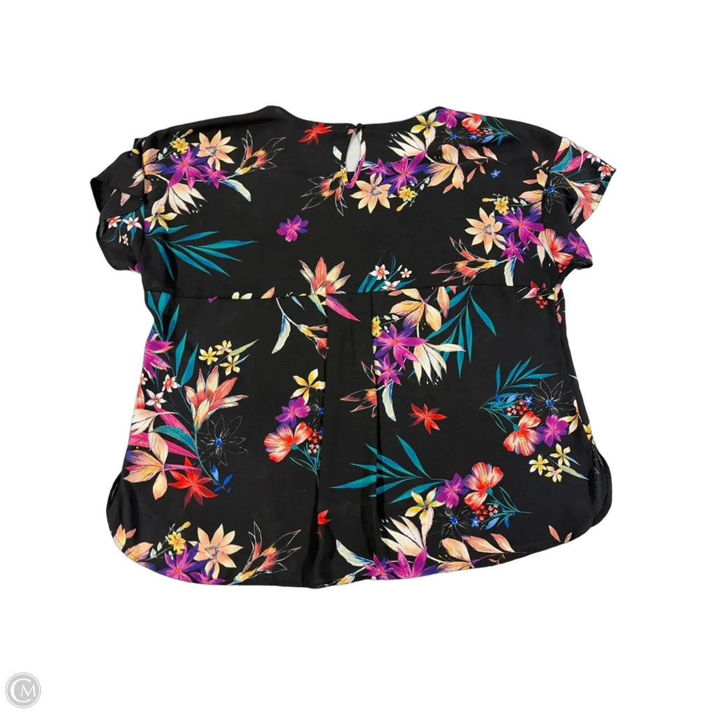 Top Short Sleeve By Dr2 In Floral Print, Size: Xxl