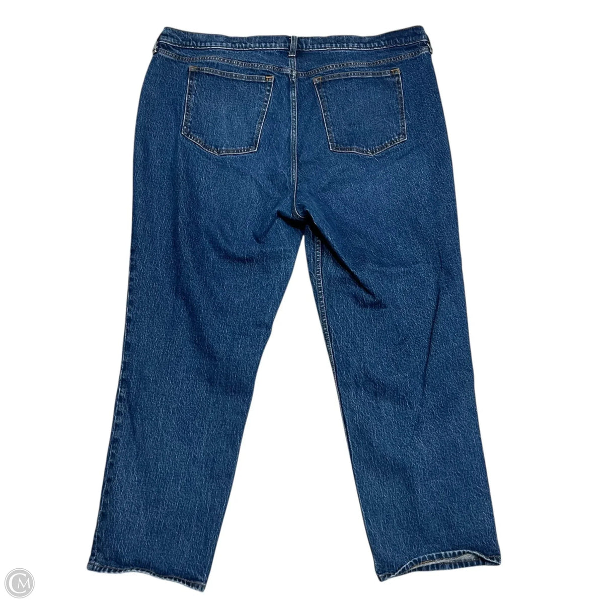 Jeans Straight By Abercrombie And Fitch In Blue Denim, Size: 20