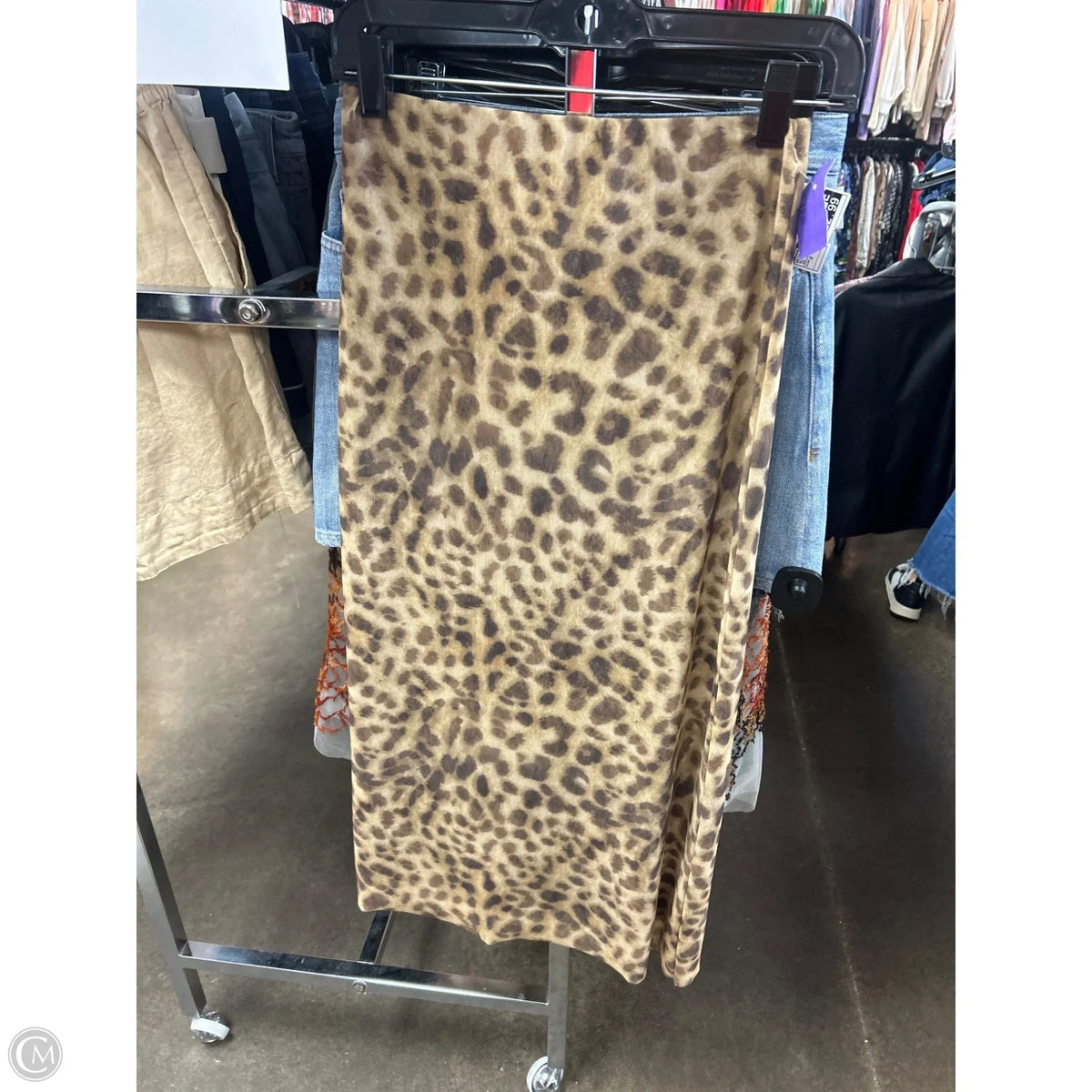 Skirt Maxi By Clothes Mentor In Animal Print, Size: S