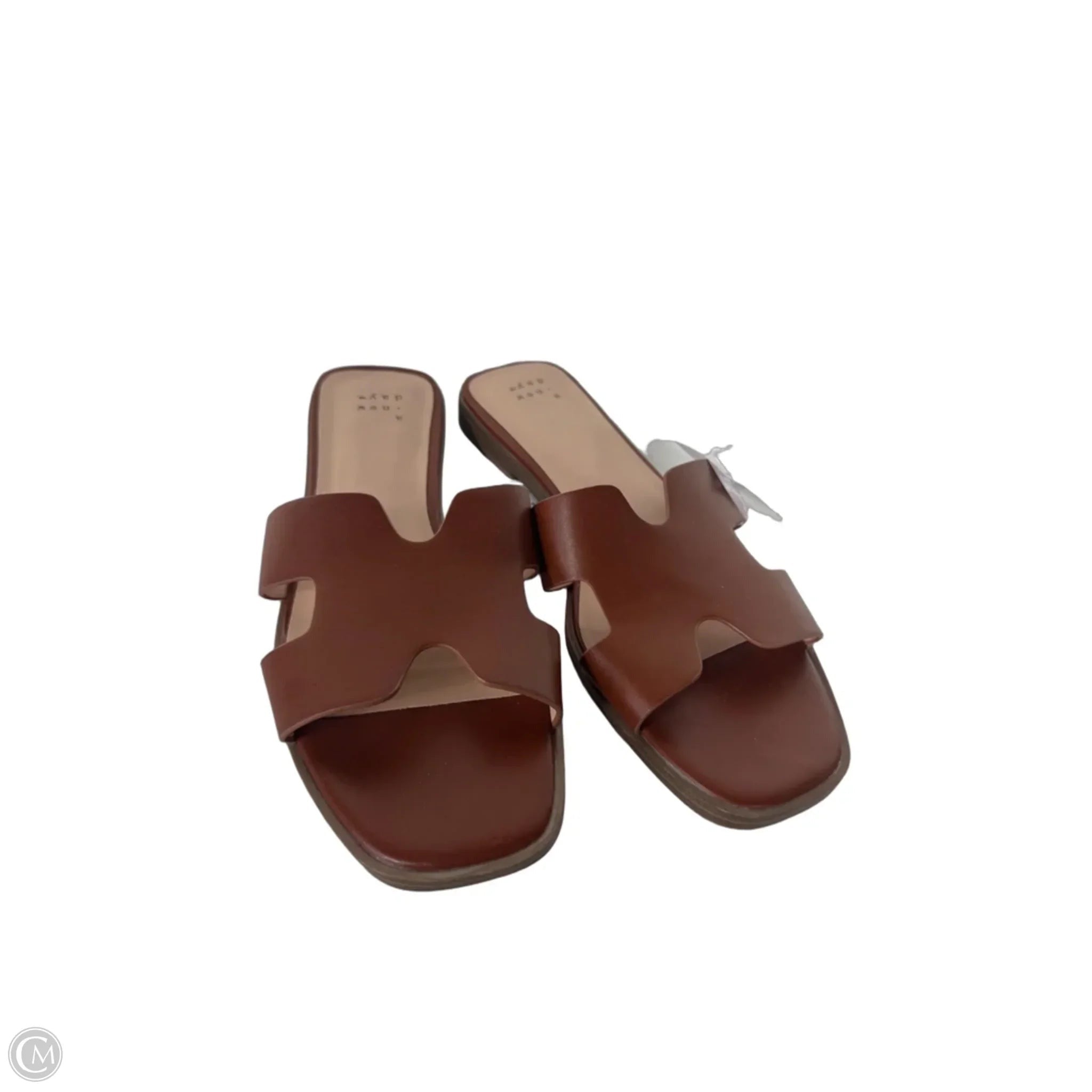 Sandals Flats By A New Day In Brown, Size: 8