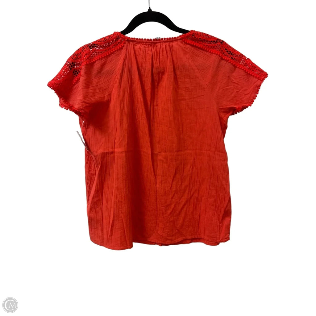 Top Short Sleeve By Gap In Orange, Size: Xs